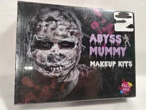 Face Art Gesichtsfarbe Make-up Set Set Abgrund Mumie Halloween - Bild 1 von 3