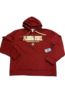 Florida State Seminoles Hoodie Mens XL Garnet Gold Section 101 Majestic Pockets - Picture 1 of 8