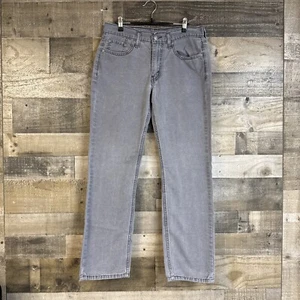 Levi’s 514 Men’s Clothes SZ 30x30 Straight Fit Charcoal Wash Denim Jeans Pants - Picture 1 of 18