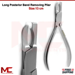 Orthodontic Band Remover Pliers Long Posterior Molar Braces Dental Bracket Plier - Picture 1 of 3