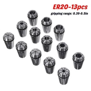 13 Stück ER20 Spannzangen Set ER20 Federzange 1-13mm CNC-Drehwerkzeug Zubehör - Bild 1 von 8