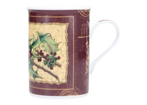 Nicola Rabbett Fine Porcelain Pimpernel Holly Mug - Picture 1 of 5