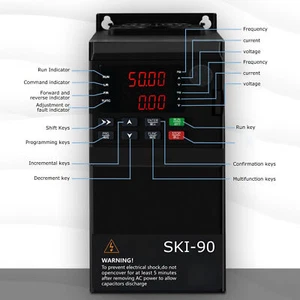 SAKO 3PH AC380V Frequenzumrichter Für Drehmaschine Lüftermotor 11KW 15HP - Bild 1 von 12