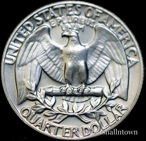 1968 D  Washington Brilliant Uncirculated Quarter ~ Choice Coin from Bank Roll Cover