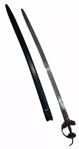 hand crafted 19th Century Antique Maratha Khanda Sword in Original Condition KHA - Picture 1 of 13
