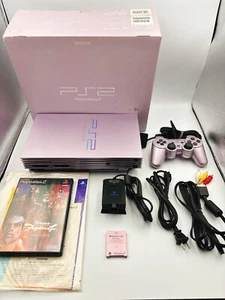 {Excellent}Sony PlayStation2 PS2 Console box Sakura Pink SCPH-39000 SA Limited - Picture 1 of 24