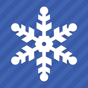 Pegatina de calcomanía de vinilo copo de nieve - Imagen 1 de 2