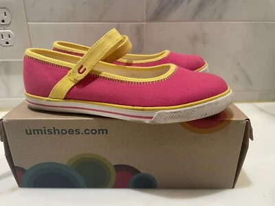 Girls designer UMi Hana C II Mary Janes casual shoes Size 2 US 34 EUR EUC - Image 1 of 4