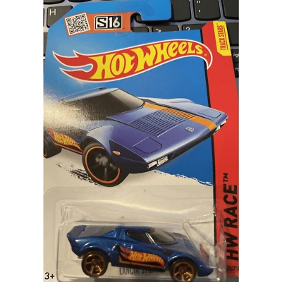 Hot Wheels Lancia Stratos HW 2015 coche de equipo de carreras azul 133/250 nuevo en equipamiento Foto 1 de 2