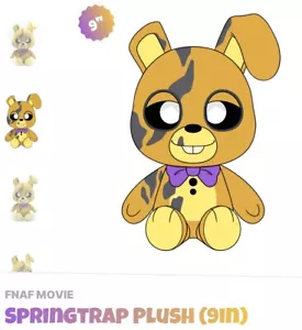 YouTooz Five Nights at Freddy's * FNAF Movie Springtrap * 9" Plush * NEW * - Picture 1 of 4