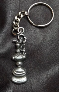 RARE VTG EARLY 2000's AMERICA'S CUP TROPHY REPLICA KEYCHAIN PEWTER FROM ESTATE - Picture 1 of 4