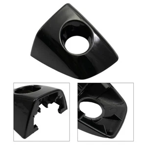 NUEVO Tapa de manija de puerta exterior delantera izquierda negra cubierta de orificio de bloqueo para A6 C7 2012-18 - Imagen 1 de 19