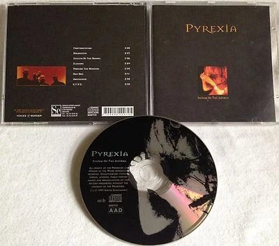 Pyrexia - System Of The Animal CD OOP 1997 SERIOUS ENTERTAINMENT (DENMARK) Foto 1 de 4