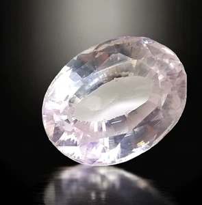 Zertifizierter natürlicher rosa Kunzit 6,65 kt Ovelschliff loser Edelstein AG169 - Bild 1 von 5