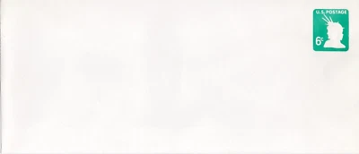 US Postal Stationery U551 1968 #10 Mint Envelope Entire 6 Cent Statue of Liberty - Image 1 of 2