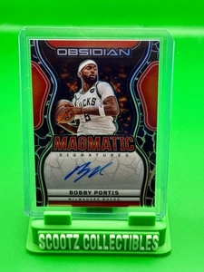 BOBBY PORTIS 2024-25 OBSIDIAN MAGMATIC SIGNATURES BUCKS AUTO /149 - Bild 1 von 2