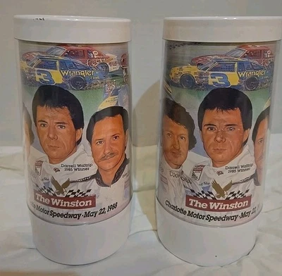 2 NASCAR The Winston 1988 Charlotte Bill Elliott Waltrip Dale Earnhardt Thermo  Foto 1 de 4