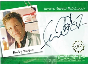 CSI Series 1 2003 Auto Autograph Card CSI-A11 Gerald McCullouch as Bobby Dawson - Picture 1 of 3