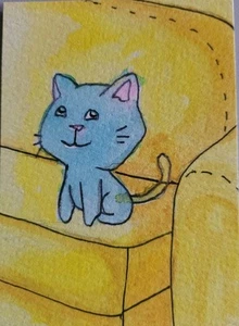ACEO Original Mixed Media Painting Art :) - Picture 1 of 1