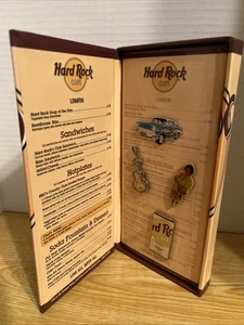 Hard Rock Cafe Baltimore Menu Set + 4 Pins - Picture 1 of 2