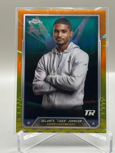 Delante Johnson 2024 Topps Chrome Boxing #23 Orange Refractor #/20 - Picture 1 of 2