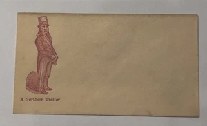 Seltener unbenutzter Bürgerkrieg Patriotischer Brief "Ein Nordverräter " - Bild 1 von 3