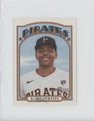 2021 Heritage Oversized 1972 Topps Box Toppers /1000 Ke'Bryan Hayes Rookie RC - Image 1 of 2