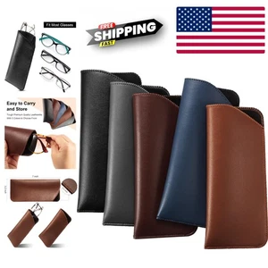 Versatile 5-Pack Eyewear Pouches - Soft Travel Cases for All Types of Glasses - Picture 1 of 9