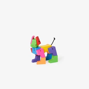 Milo CUBEBOT Micro Multicolor 3D Puzzle Robot David Weeks Areaware - Imagen 1 de 3