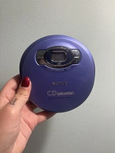 Sony Walkman Portatile Lettore CD G-Protezione Blu Indaco Modello D-EJ611 Testato - Foto 1 di 2