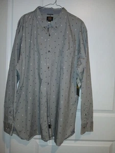 Lee Shirt Men's 2XL Gray Plaid Long Sleeve Casual Chest Pocket Button-Down NWT - Picture 1 of 9