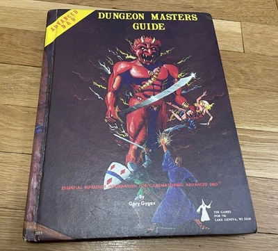 Advanced Dungeons & Dragons 1e Dungeon Masters Guide HC TSR Gygax Original G-VG - Image 1 of 4