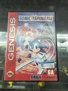 Sonic The Hedgehog Spinball / Pinball SEGA Genesis Game Complete - Picture 1 of 17