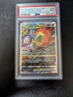 Charizard VSTAR SWSH262 SWSH: Sword & Shield Promo Cards Holo PSA 9 - Image 1 of 2