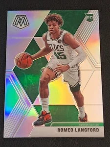 Romeo Langford RC Silver Prizm 2019-20 Panini Mosaic #233 Rookie Card Basket - Foto 1 di 2