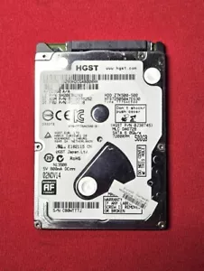 HGST Z7K500-500 500GB 32MB SATA 6GB/s 2.5" 7200 RPM HDD HTS725050A7E630 - Tested - Picture 1 of 2
