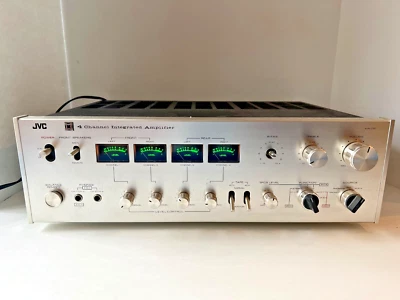 AMPLIFICADOR INTEGRADO DE 4 CANALES JVC 4VN-770 - TAL CUAL Foto 1 de 4