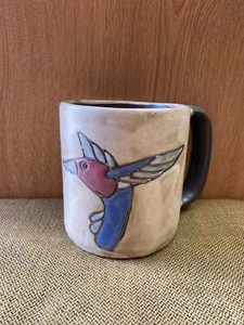 Tazza Mara colibrì in ceramica gres senza piombo 16 once; 510M8 - Foto 1 di 2