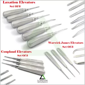 Kit de instrumentos dentales de microcirugía oral de microcirugía de 12 piezas de ascensores - Imagen 1 de 4