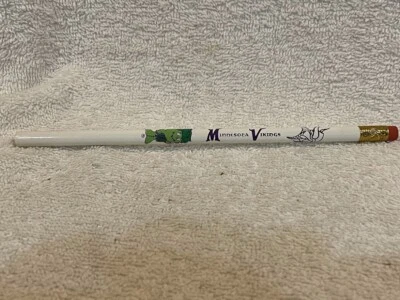 Lápiz Promocional Gigante Verde Minnesota Vikings Años 80 MUY RARO, ¡COMO NUEVO!! Foto 1 de 3