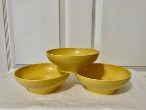 Juego de 3 cuencos de cereal sopa ensalada oro cosecha tupperware #890 - Imagen 1 de 3