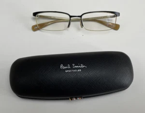 Paul Smith PS 187 53 18 140 Half Rim Used Glasses Frames PM4002 0110 + Box - Picture 1 of 8