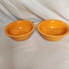2 Fiestaware Tangerine Serving Bowls 8 3/8" x 2 7/8"