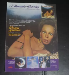 Donna estate 1977 album pagina intera annuncio dalla rivista di commercio musicale discoteca - Foto 1 di 1
