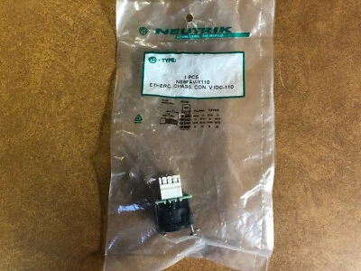 Neutrik NE8FAV-Y110 Ethercon Chass Connector V IDC-110 - Image 1 of 4