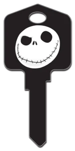 PESADILLA ANTES DE NAVIDAD JACK SKELLINGTON Llave en blanco para Kwikset KW1 KW11 - Imagen 1 de 1