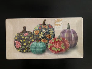 Shabby Chic 100% Melamine Thanksgiving Serving Platter 18" NWT - Picture 1 of 10