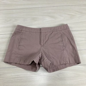 GAP Sz 4 (30) Shorts Mauve Chino Flat Front Solid Pinpoint Cotton Casual - Picture 1 of 7