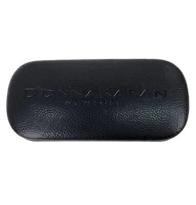 Estuche para gafas grande DKNY Donna Karan negro rígido Foto 1 de 4