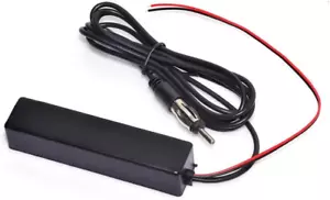 Universal Car Hidden Amplified Antenna Kit 12v Electronic Stereo FM/AM Radio New - Picture 1 of 6